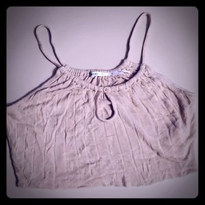 Spaghetti stap, keyhole, crop top